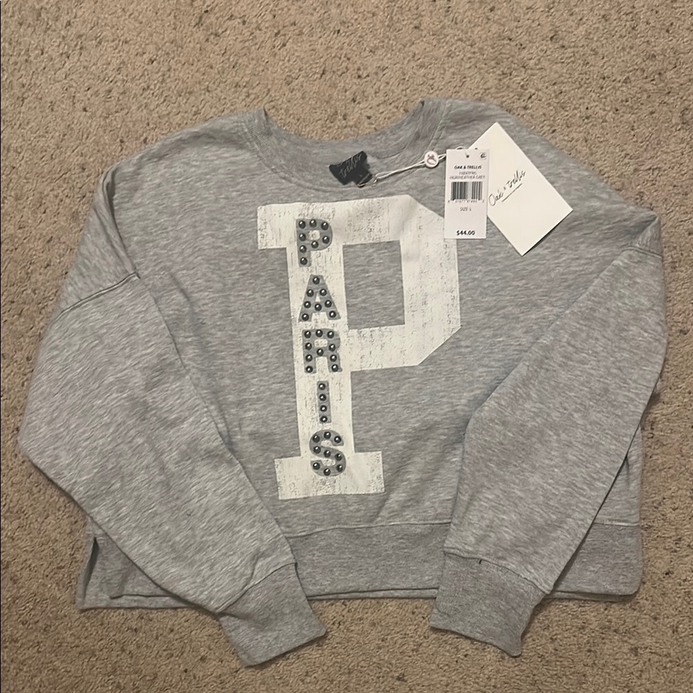 Gray Paris Sweatshirt
